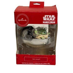 Hallmark 2020 Star Wars The Mandalorian The Child Grogu Christmas Ornament Decor